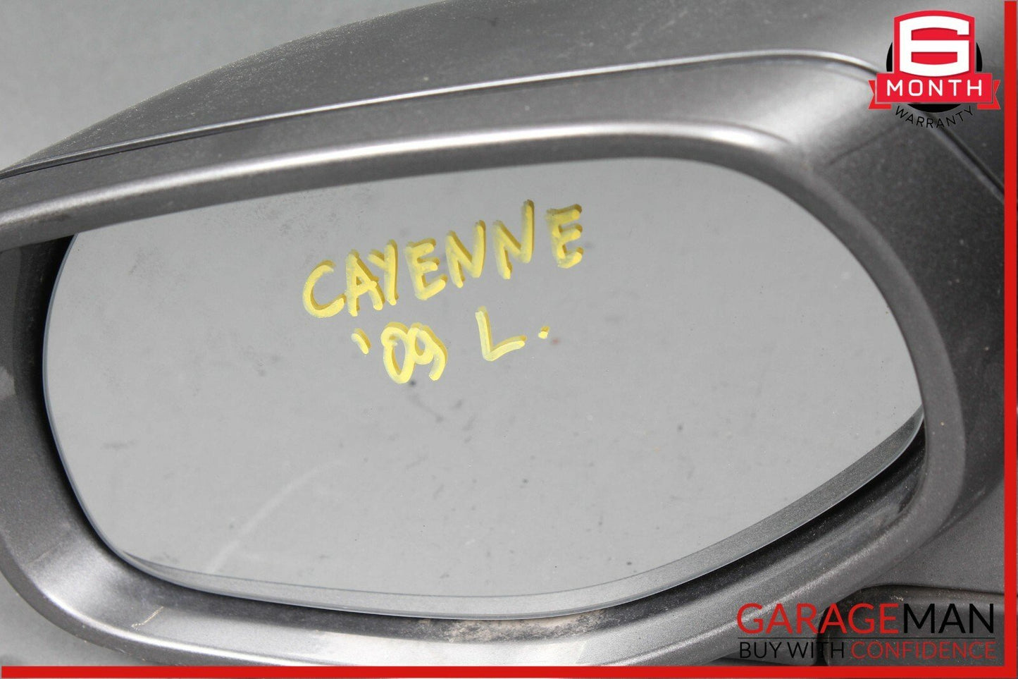 08-10 Porsche Cayenne 957 Front Left Side Mirror Door Rear View OEM
