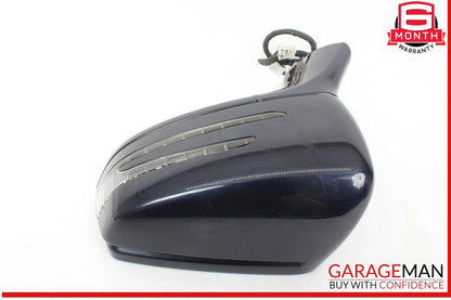 12-18 Mercedes W218 CLS550 Left Side Door Rear View Mirror w/ Blind Spot OEM