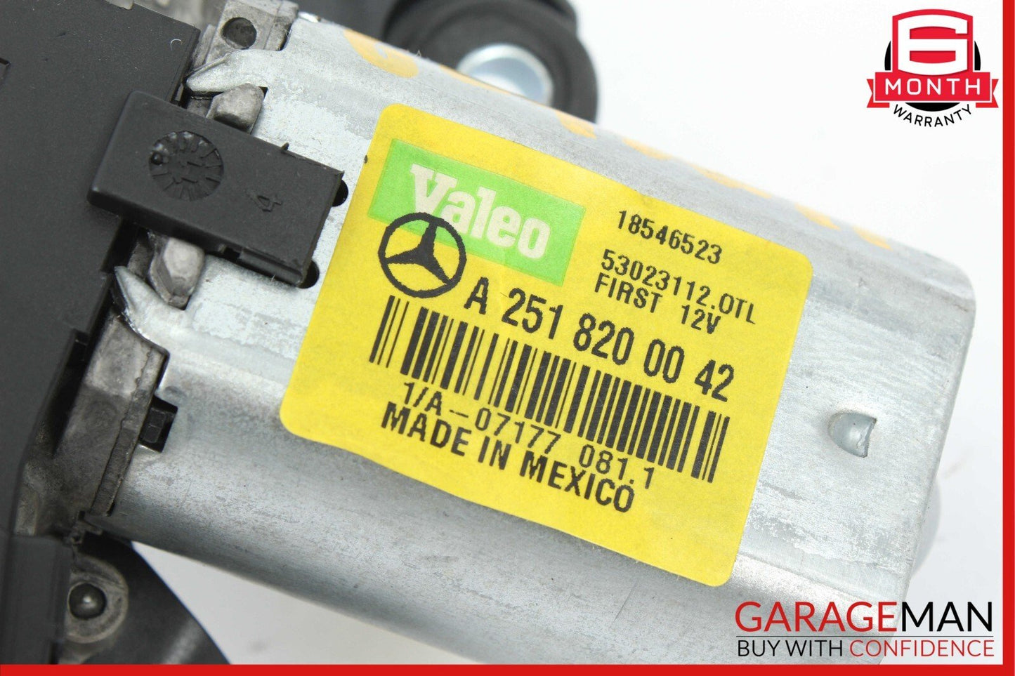 06-19 Mercedes X164 GL450 ML350 Rear Glass Windshield Wiper Motor OEM