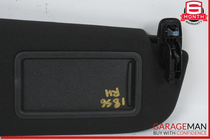 12-18 Audi S6 A6 A7 Front Right Passenger Side Sun Visor Sunvisor Black OEM