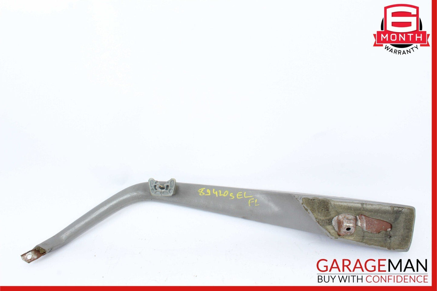 86-91 Mercedes W126 420SEL Front Left Driver Side Door Arm Rest Panel Gray OEM