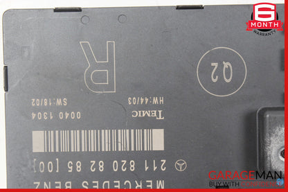 03-09 Mercedes W211 E320 E550 Front Right Passenger Door Control Module OEM