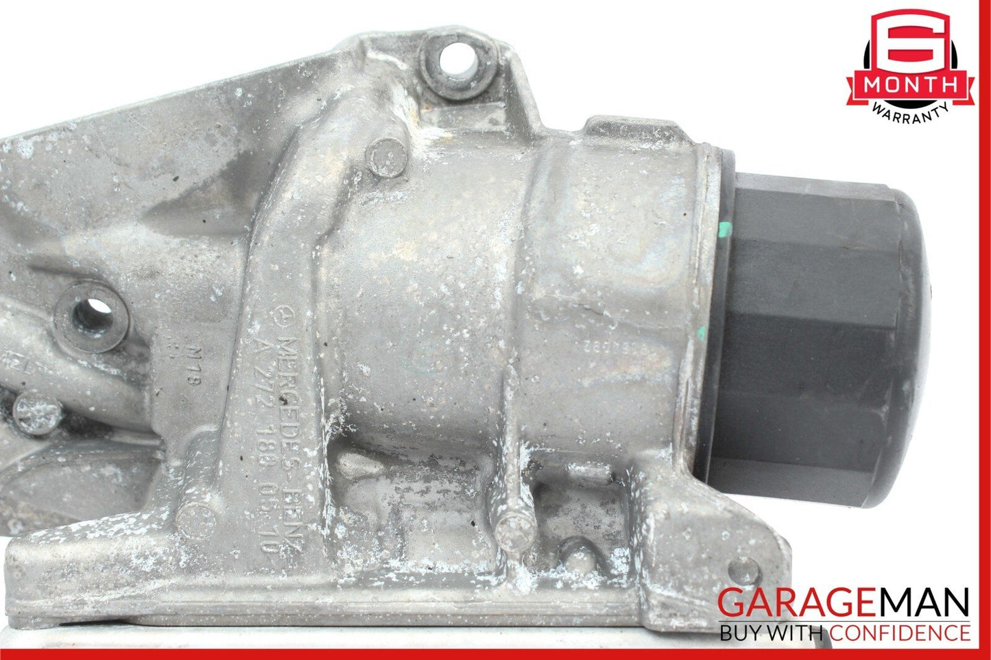 05-11 Mercedes C230 SLK350 C350 Engine Motor Oil Filter Cooler Housing Assembly