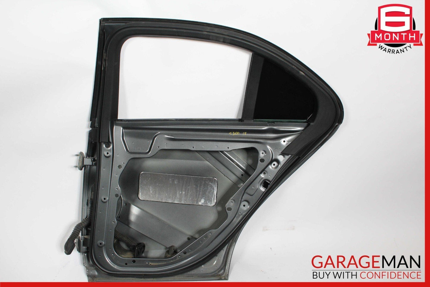 15-20 Mercedes W205 C300 Sedan Rear Right Side Exterior Door Shell Frame Gray