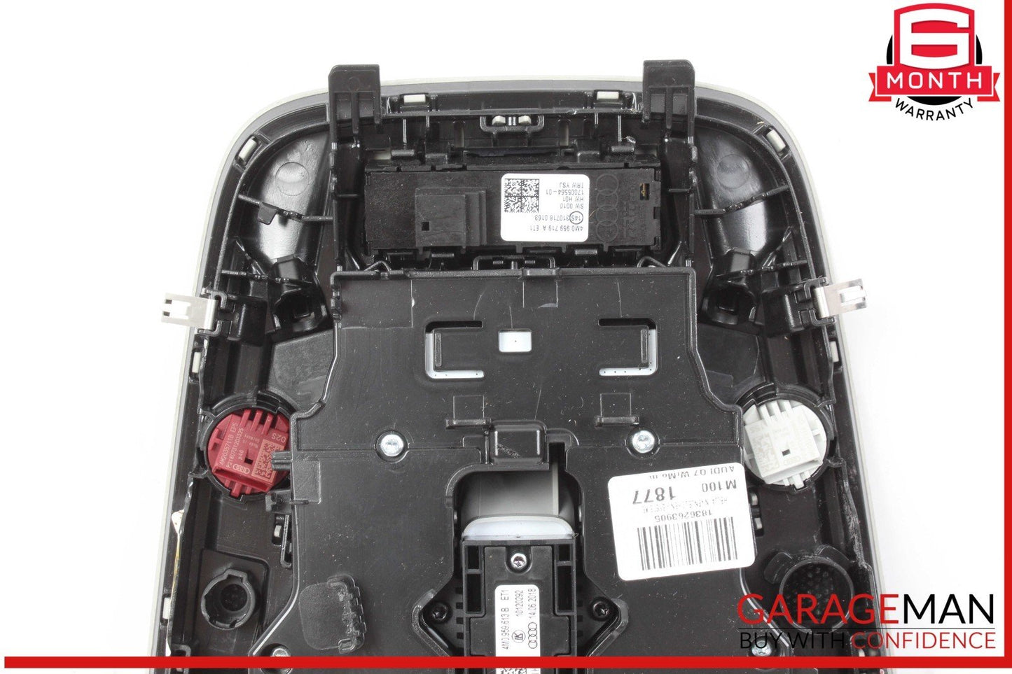 17-19 Audi Q7 Front Upper Overhead Interior Dome Light Lamp 4M0947135DM OEM