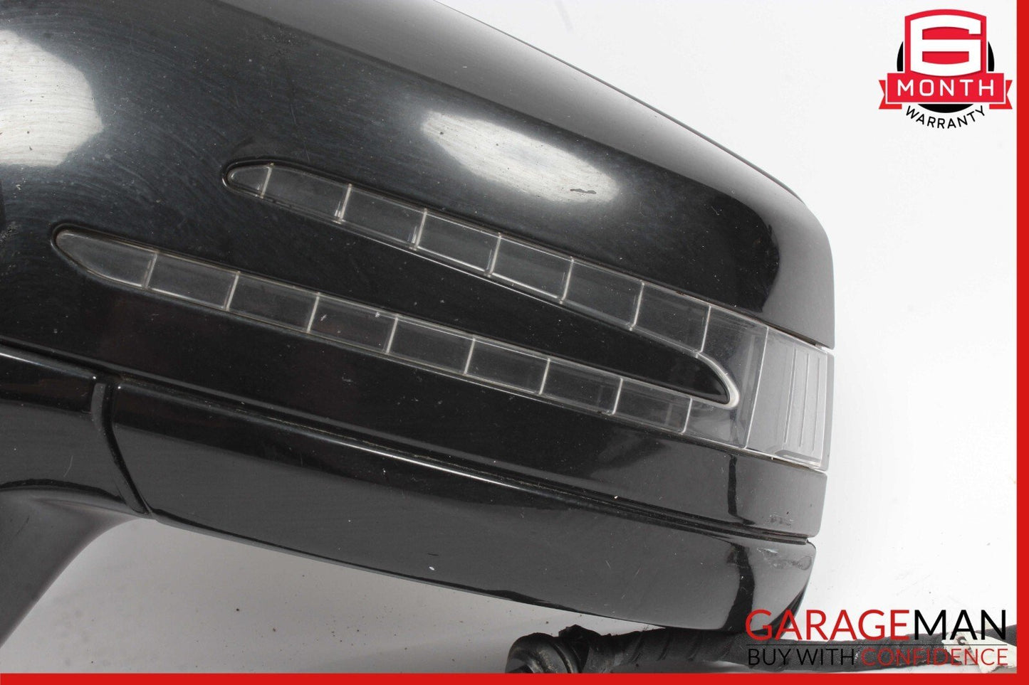 12-18 Mercedes W218 CLS500 Front Left Side Rear View Door Mirror w/ Blind Spot