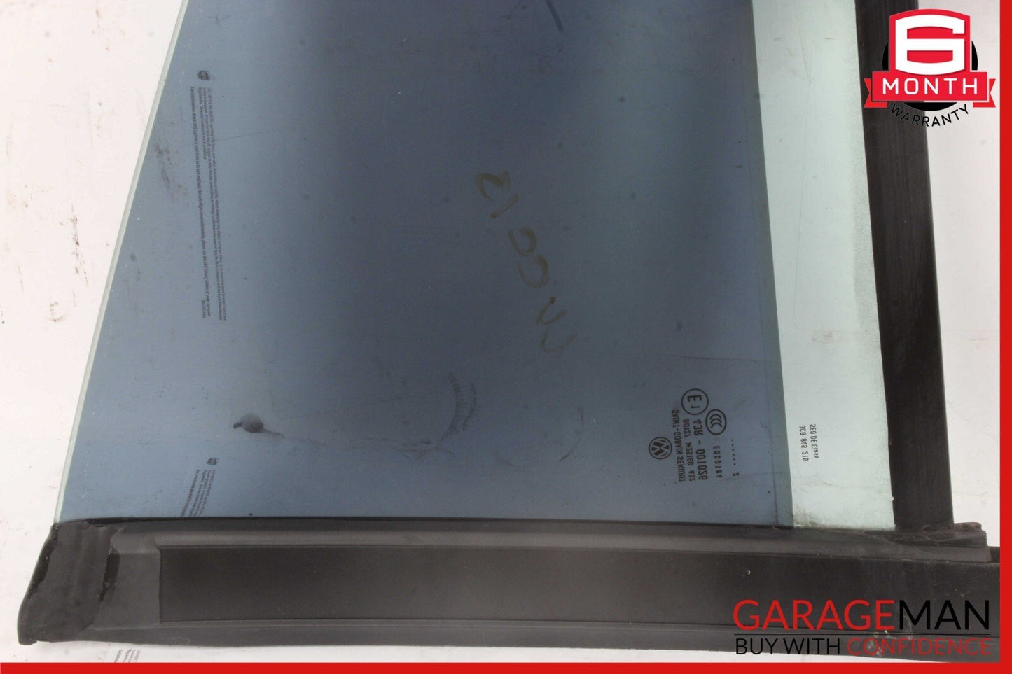 09-17 Volkswagen CC Rear Right Passenger Side Door Quarter Window Glass OEM