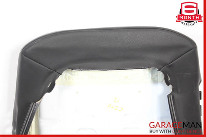 12-14 Mercedes W204 C250 C300 Front Right Top Upper Seat Cushion Cover Black OEM