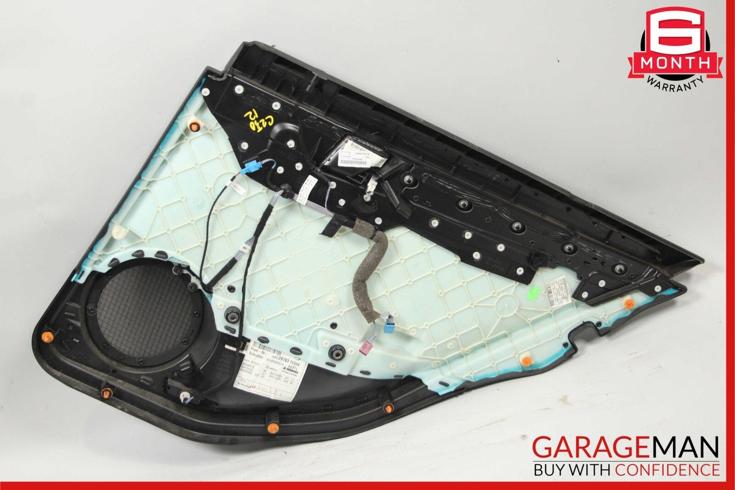 08-14 Mercedes W204 C250 C300 Sedan Rear Left Side Door Panel Trim Cover Black