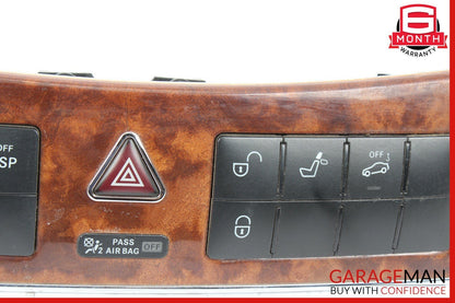 05-09 Mercedes W209 CLK320 Dash Lock Heated Seat ESP Hazard Switch Control OEM