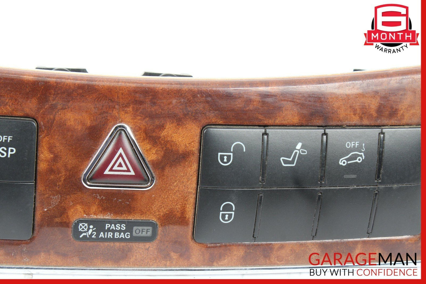 05-09 Mercedes W209 CLK320 Dash Lock Heated Seat ESP Hazard Switch Control OEM