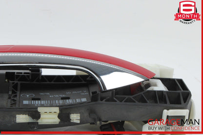 14-19 Mercedes W117 CLA250 Rear Left Exterior Door Handle Keyless Go Red OEM