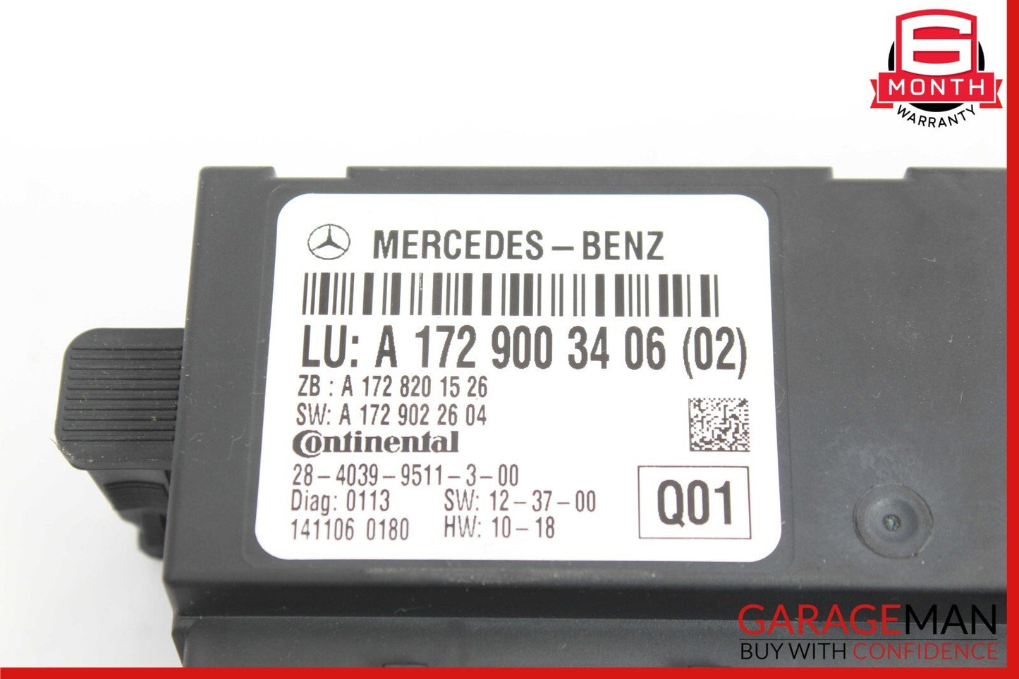 12-20 Mercedes R172 SLK250 SLC300 Roof Convertible Top Module Control OEM