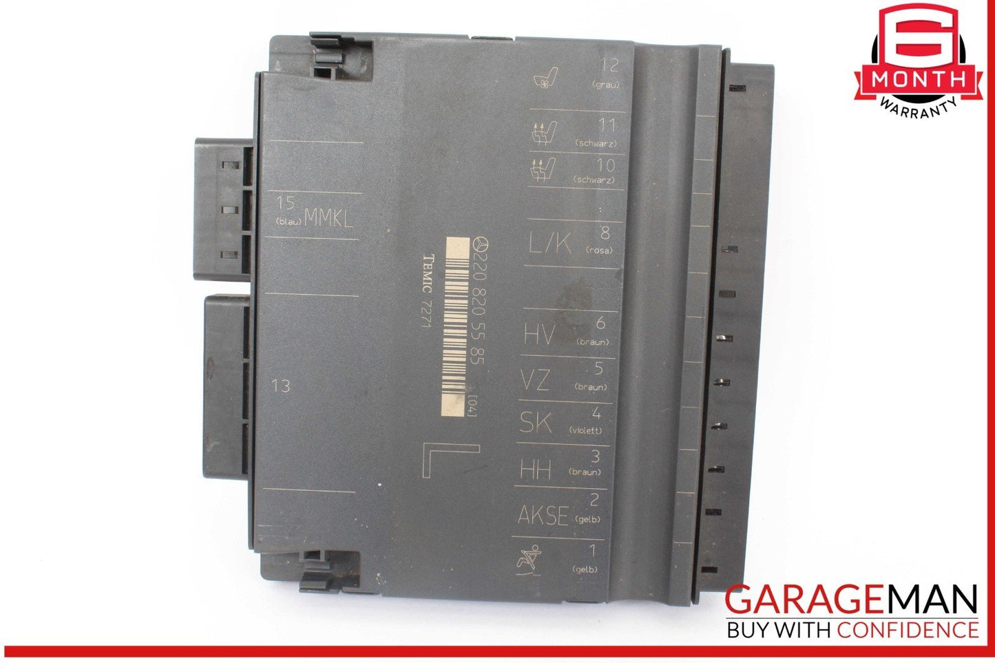 00-06 Mercedes W220 S55 AMG Front Left Driver Side Seat Control Module Unit OEM