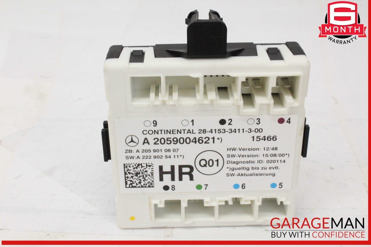 16-19 Mercedes W205 C300 C350e Rear Right Passenger Side Door Control Module OEM