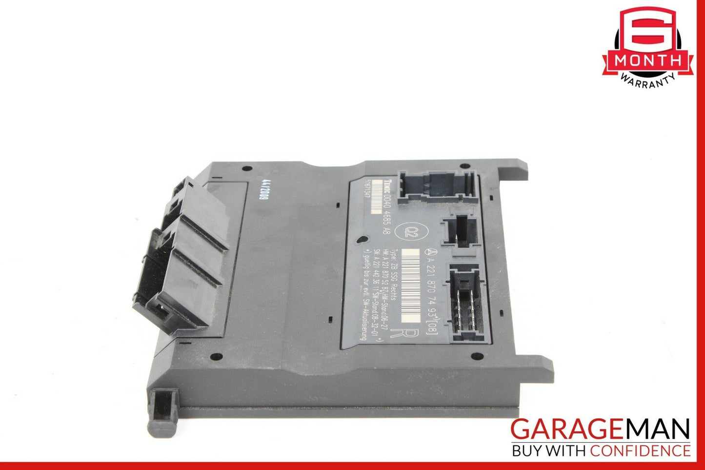 07-13 Mercedes W221 S400 S550 Front Right Under Seat Computer Control Module OEM