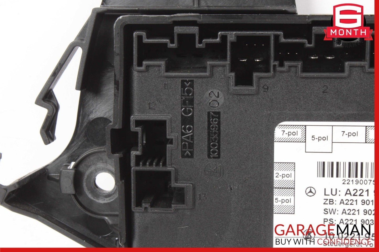 07-13 Mercedes W221 S400 S63 AMG Front Right Door Control Module 2219007501 OEM