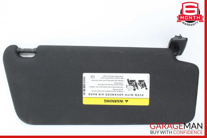 08-14 Mercedes W204 C350 Front Left Passenger Sun Visor Sunvisor Shade Black
