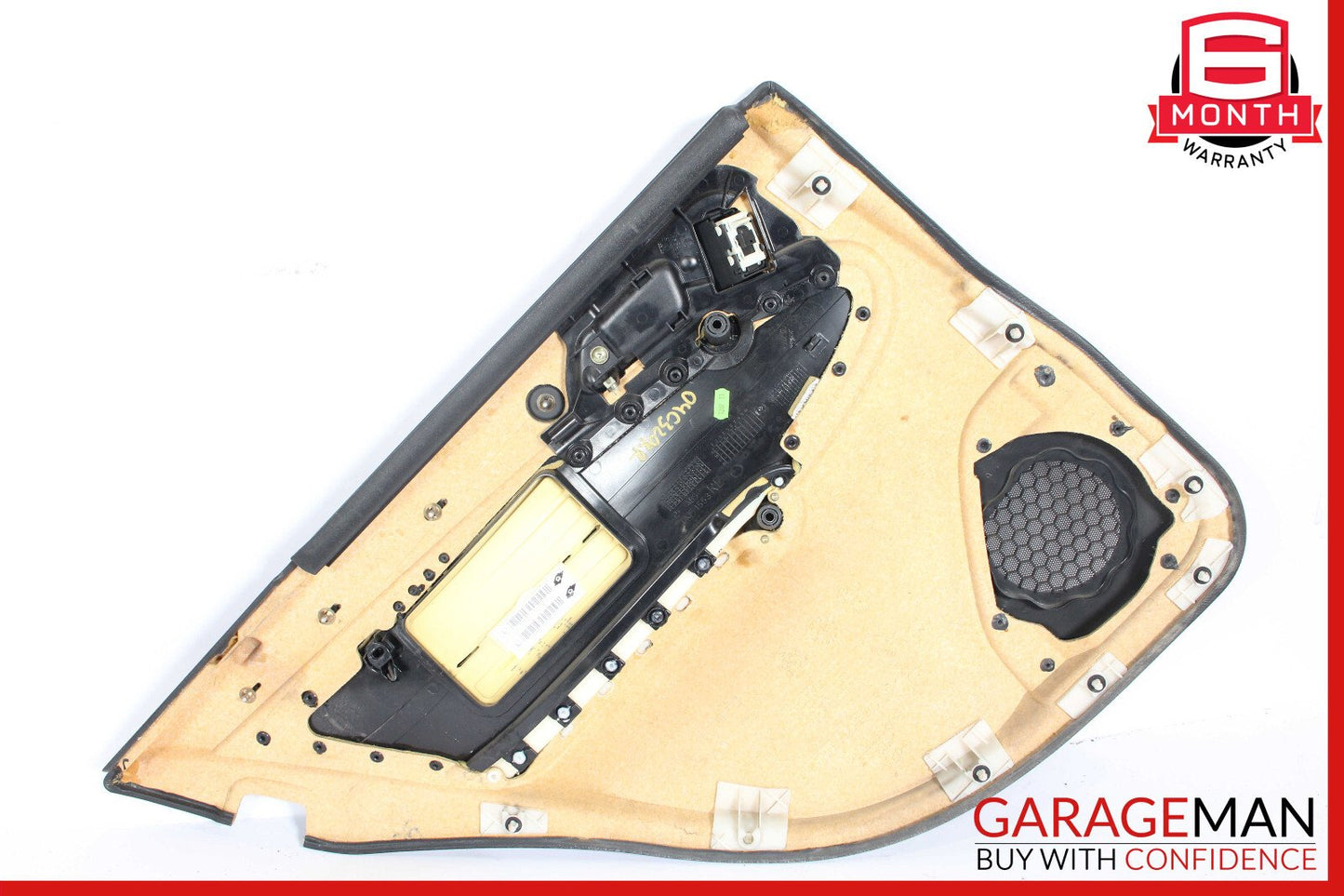 01-04 Mercedes W203 C320 Rear Right Side Interior Door Panel Black OEM