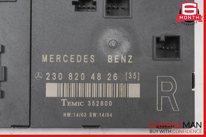 03-12 Mercedes R230 SL500 SL55 SL600 Front Right Side Door Control Module OEM