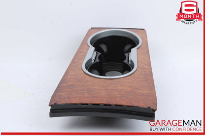 06-12 Mercedes W164 ML350 GL450 Center Console Cup Holder Compartment Wood OEM