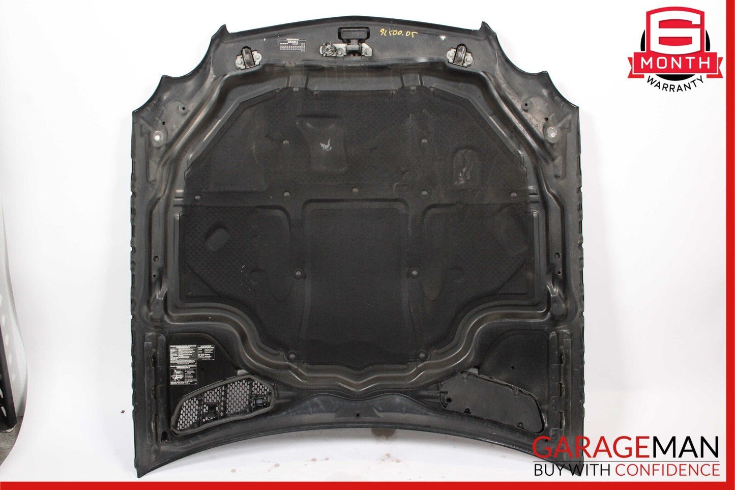 03-08 Mercedes R230 SL500 SL600 Front Hood Bonnet Cover Panel Assembly Black OEM