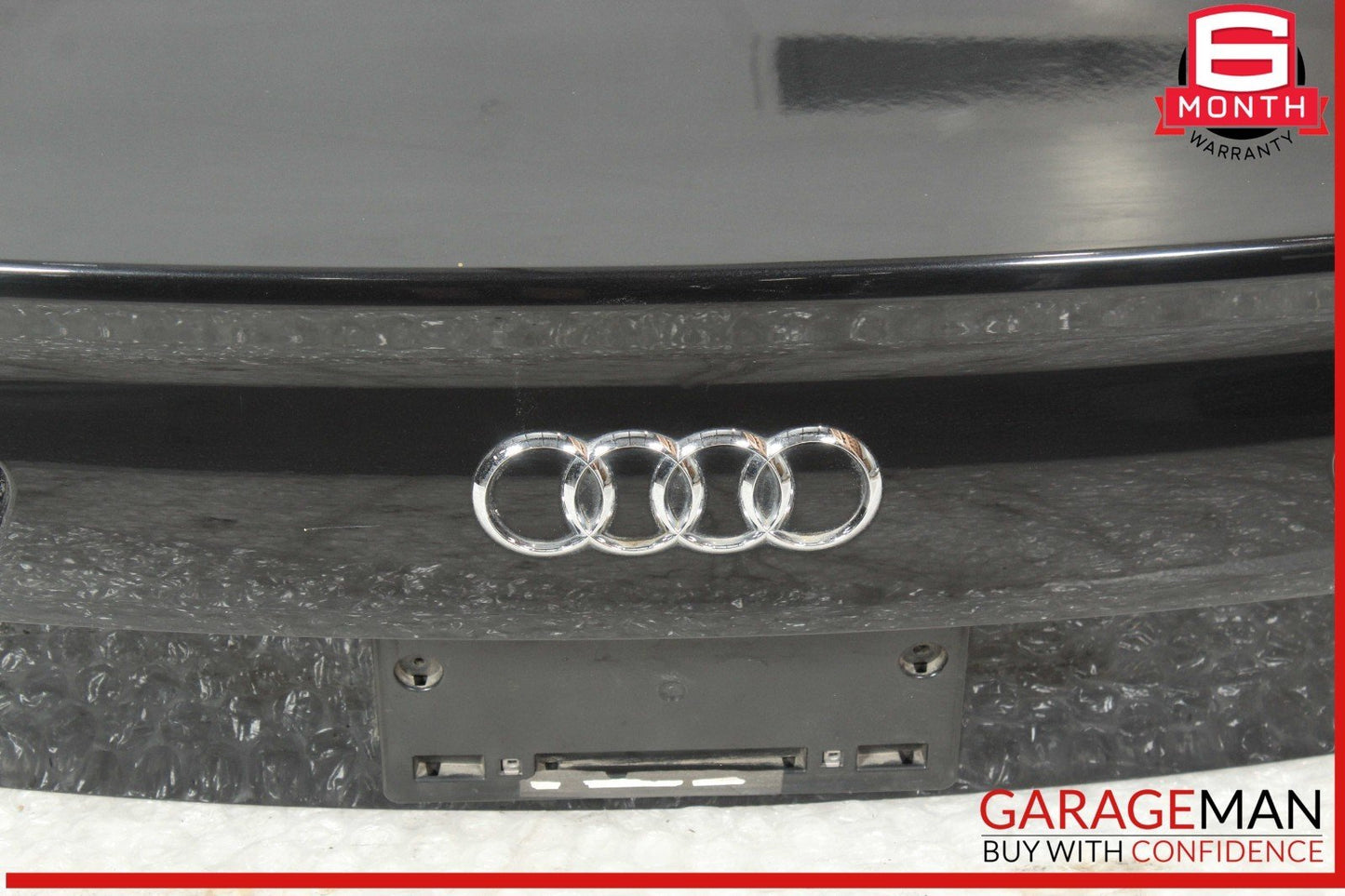12-18 Audi A6 Rear Trunk Lid Deck Shell Panel Black OEM
