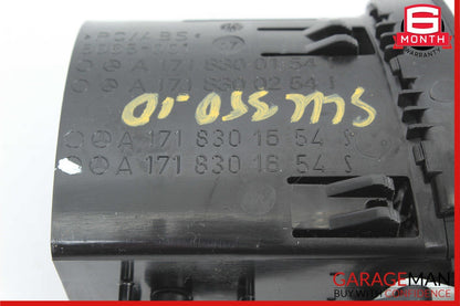 05-11 Mercedes R171 SLK350 SLK300 Front Right / Left Side Dash AC Air Vent Black