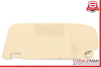 07-13 Mercedes W221 S550 S65 AMG Front Right Side Sun Visor Shade Suede Brown