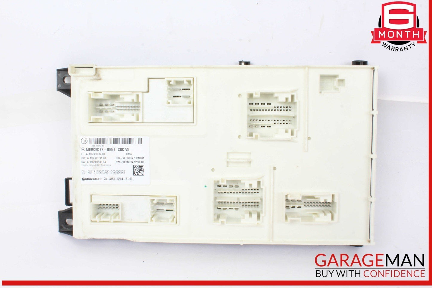 12-19 Mercedes X166 GL450 ML400 Front SAM Control Module Unit 1669001708 OEM