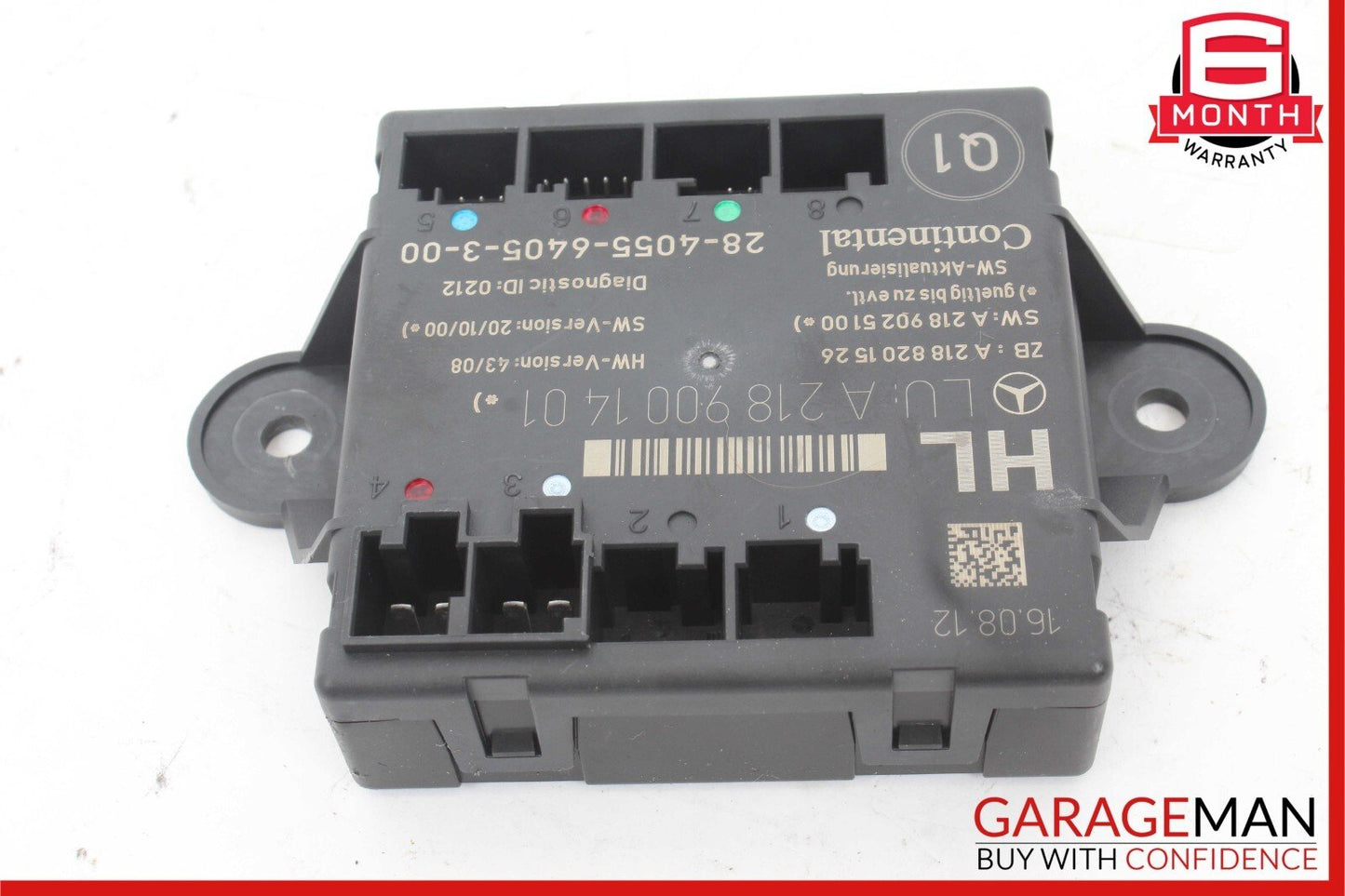 08-15 Mercedes W204 C250 Rear Left Driver Side Door Control Module OEM