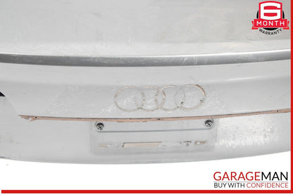 15-18 Audi A8 Quattro S8 Rear Trunk Lid Hatch Tailgate Deck Shell Gray OEM