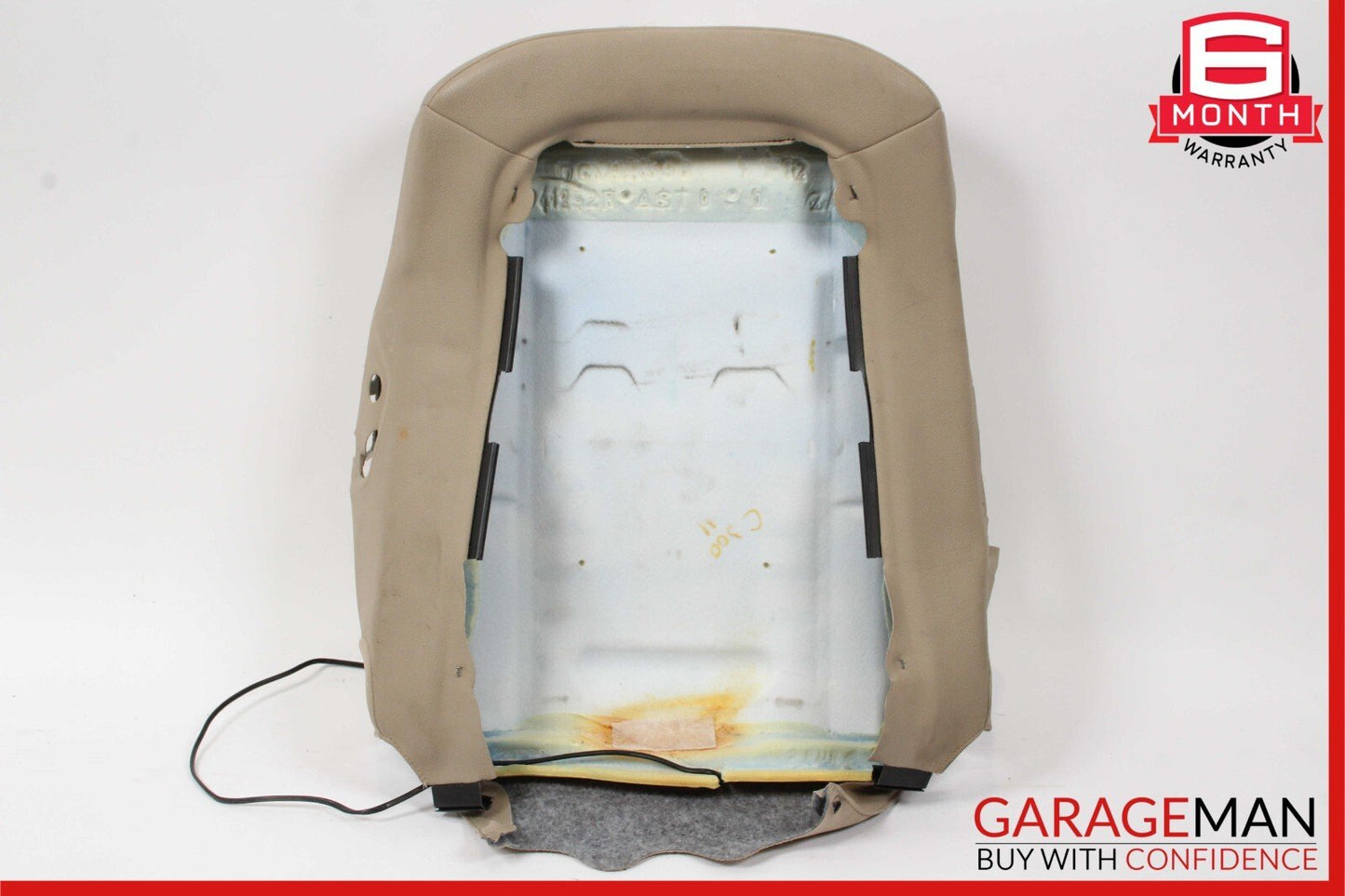 08-14 Mercedes W204 C300 C350 Sedan Front Right Upper Top Seat Cushion Beige