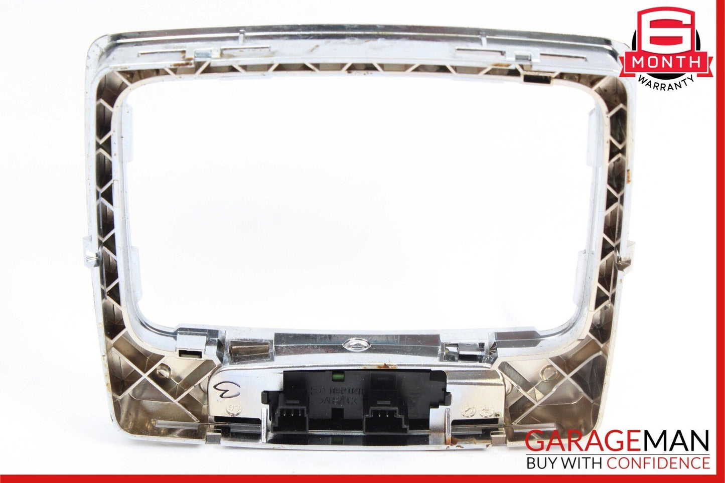 08-14 Mercedes W204 C300 R350 Center Console Shift Shifter Bezel Trim Silver