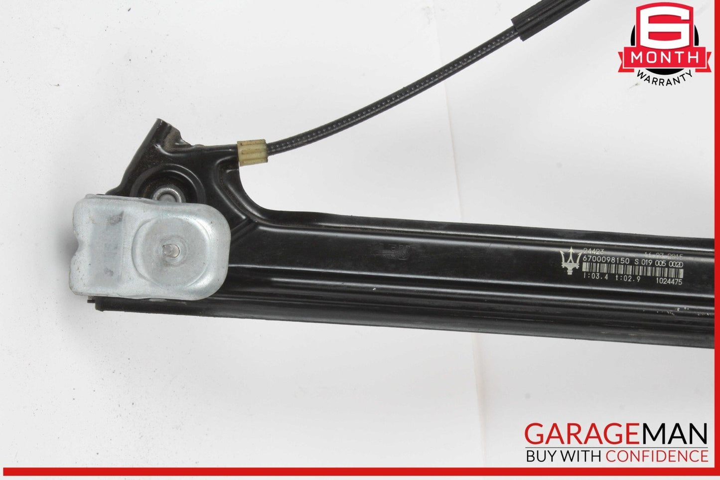 14-22 Maserati Ghibli Front Right Passenger Side Window Regulator Motor OEM