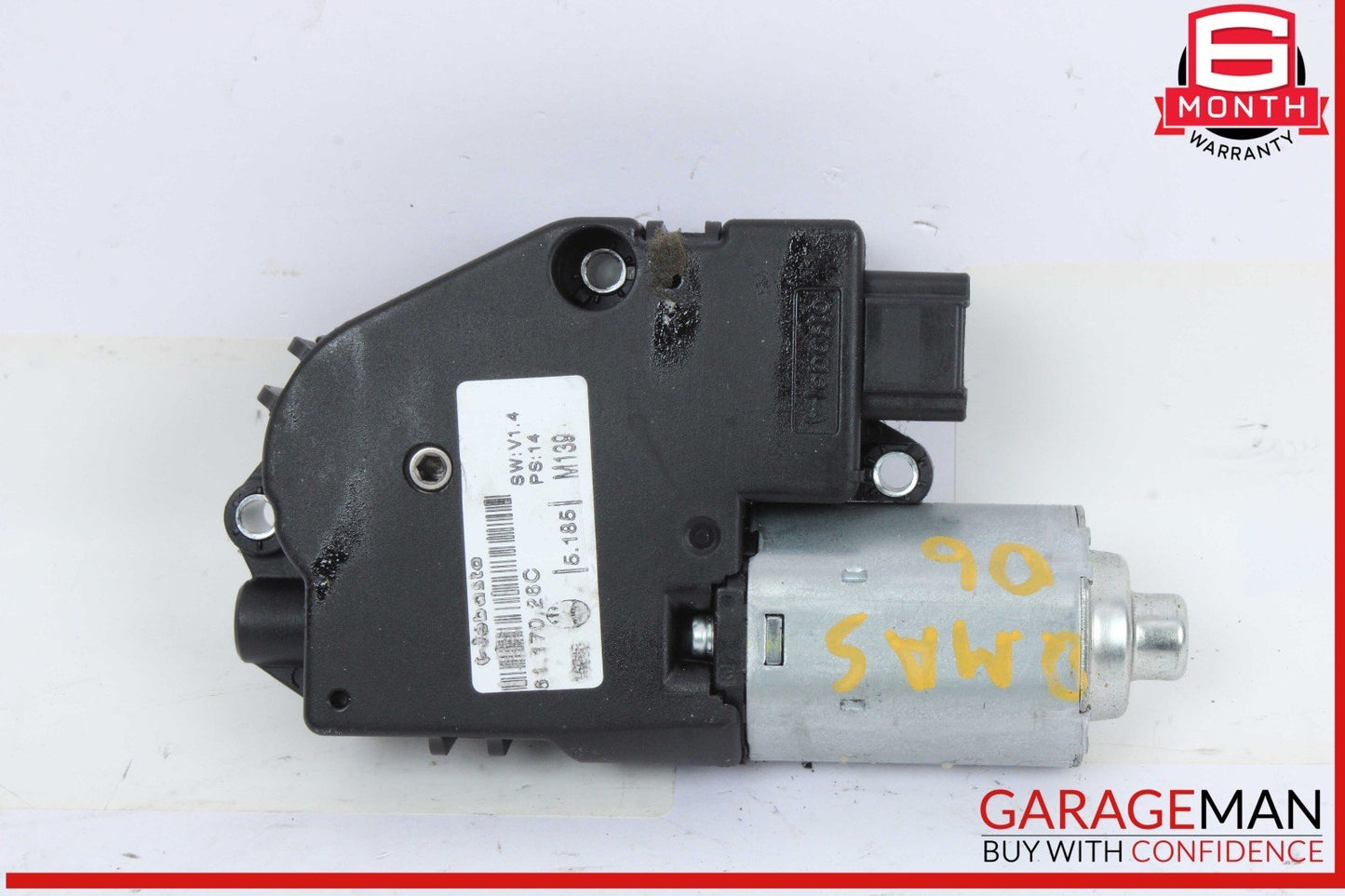 03-12 Maserati Quattroporte M139 Sunroof Sun Roof Motor 6117026C OEM
