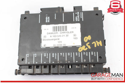 98-05 Mercedes W163 ML320 ML500 ML55 AMG Front Right / Left Seat Control Module