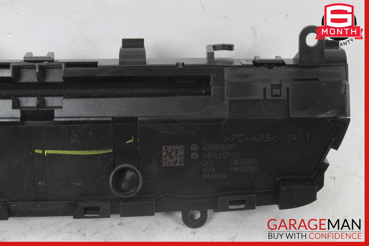 15-19 Mercedes W205 C350e C400 Media Center Dashboard Hazard Control Switch OEM