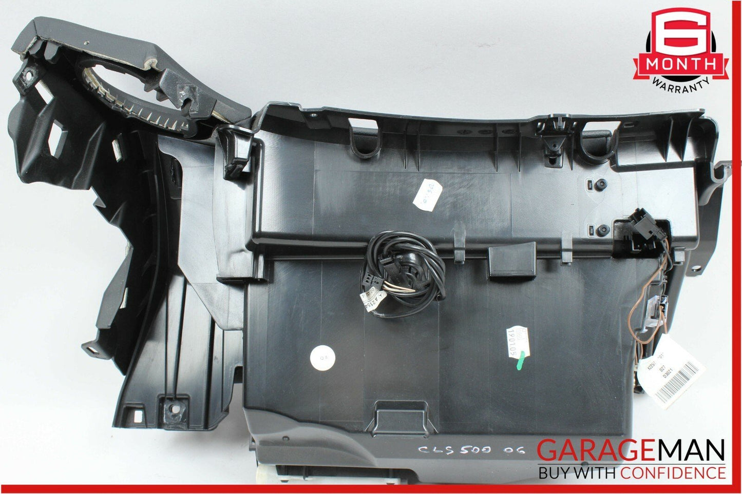 06-11 Mercedes W219 CLS500 Dash Glovebox Storage Tray Compartment Assembly Black