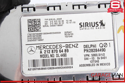 12-14 Mercedes X204 GLK350 4MATIC Sirius Satellite Radio Receiver 2128706489 OEM