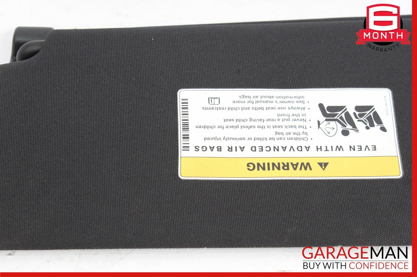 10-16 Mercedes W212 E350 E250 Front Right Passenger Side Sunvisor Sun Visor OEM