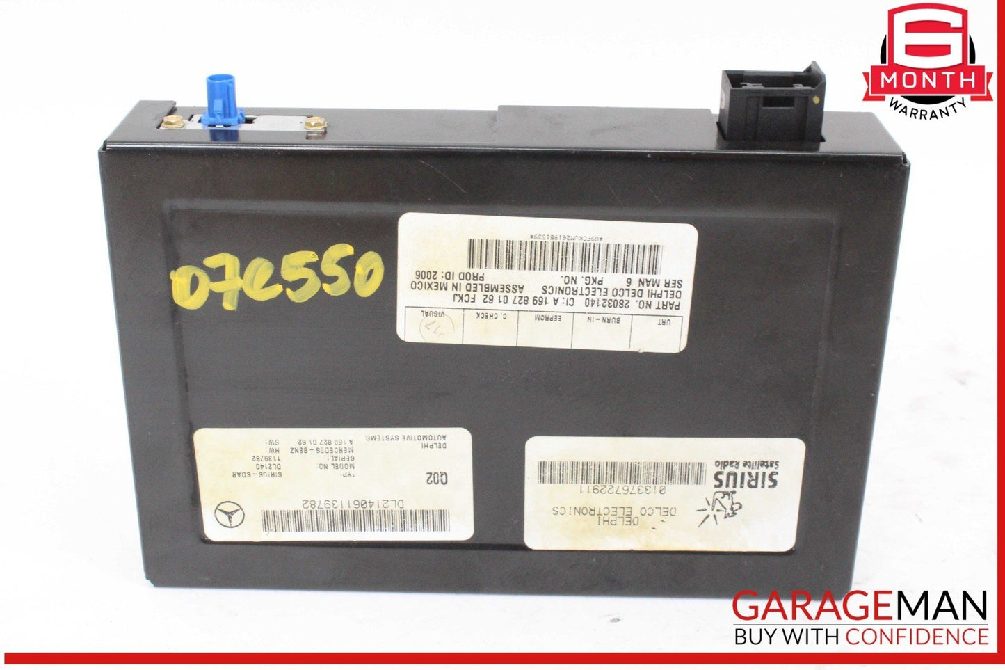 03-09 Mercedes W211 E550 E350 Sirius Satellite Radio Receiver 1698270162 OEM