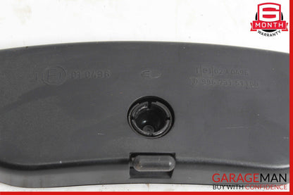 97-04 Porsche Boxster 986 Interior Front Top Upper Rear View Mirror Black OEM