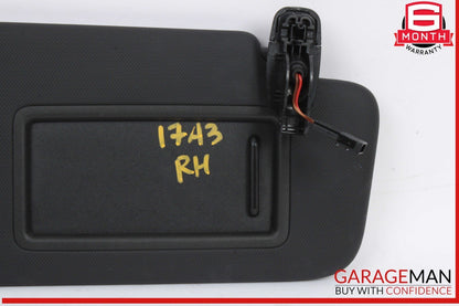 17-20 Audi A3 S3 RS3 Front Right Passenger Side Sunvisor Sun Visor 8W0857552 OEM