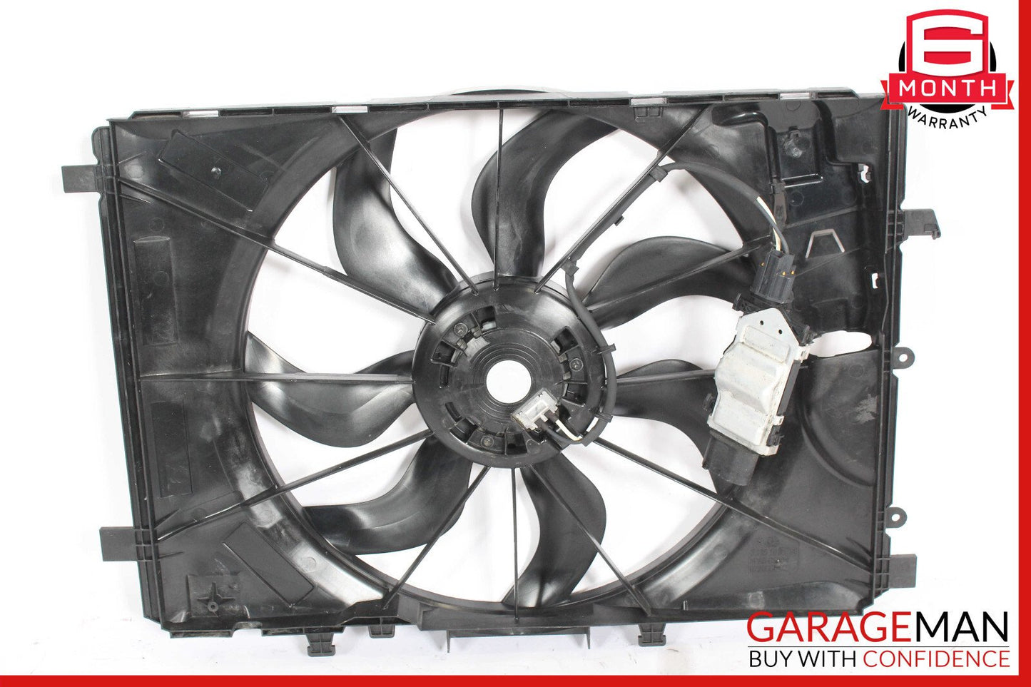 12-20 Mercedes X156 GLA250 SLK250 Engine Radiator Cooling Fan Motor Shroud Assy