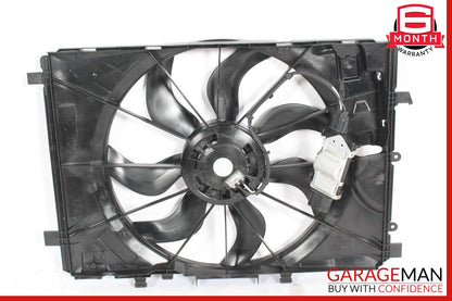 12-20 Mercedes X156 GLA250 SLK250 Engine Radiator Cooling Fan Motor Shroud Assy