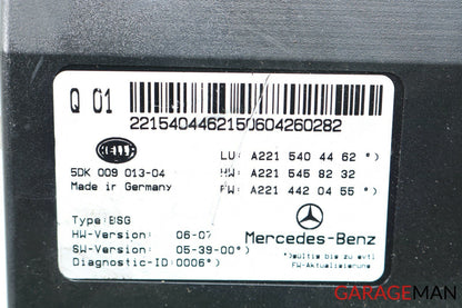 07-13 Mercedes W221 S550 CL550 Electric Power Supply Control Fuse Box Module OEM