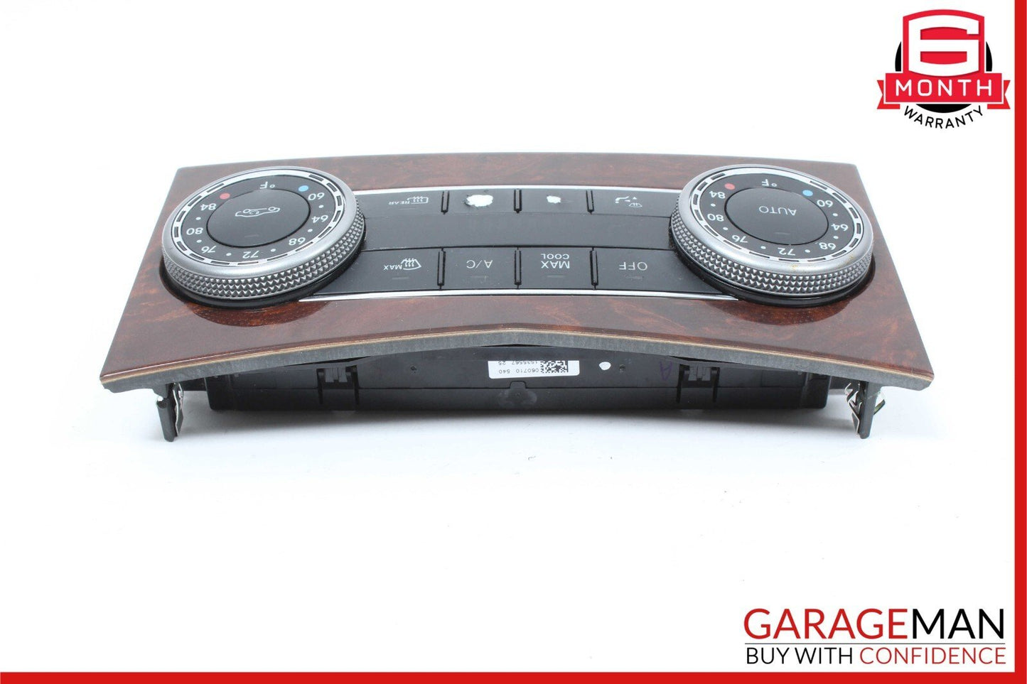 08-11 Mercedes W204 C300 AC A/C Heater Climate Temperature Switch Control Bezel