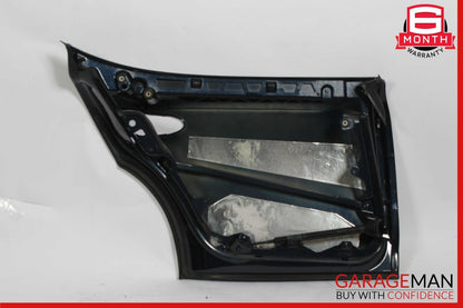 10-16 Porsche Panamera 970 Rear Left Driver Side Exterior Door Shell Dark Blue