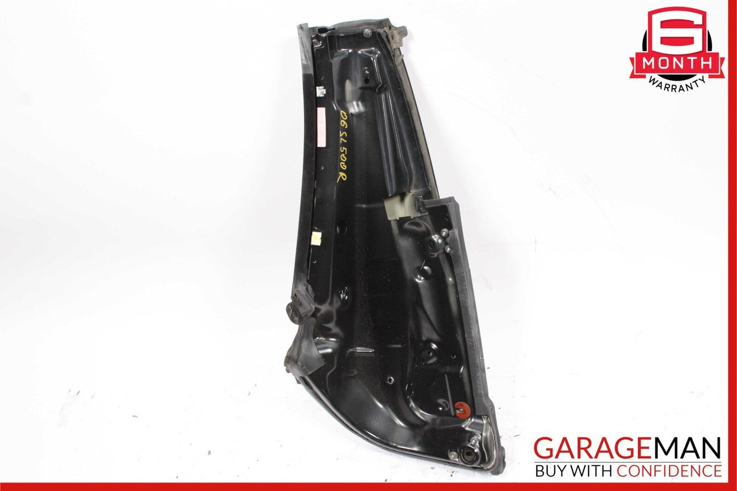03-08 Mercedes R230 SL500 Rear Right Side Convertible Roof Top Hinge Cover Black